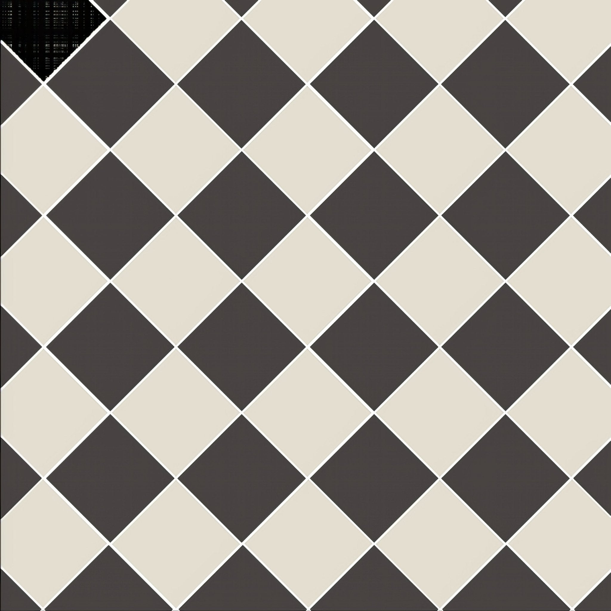 Oxford 151mm (6") Black and Dover White - Hyperion Tiles