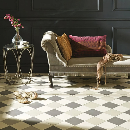 Oxford 151mm (6") Chester Mews, Revival Grey & Dover White - Hyperion Tiles