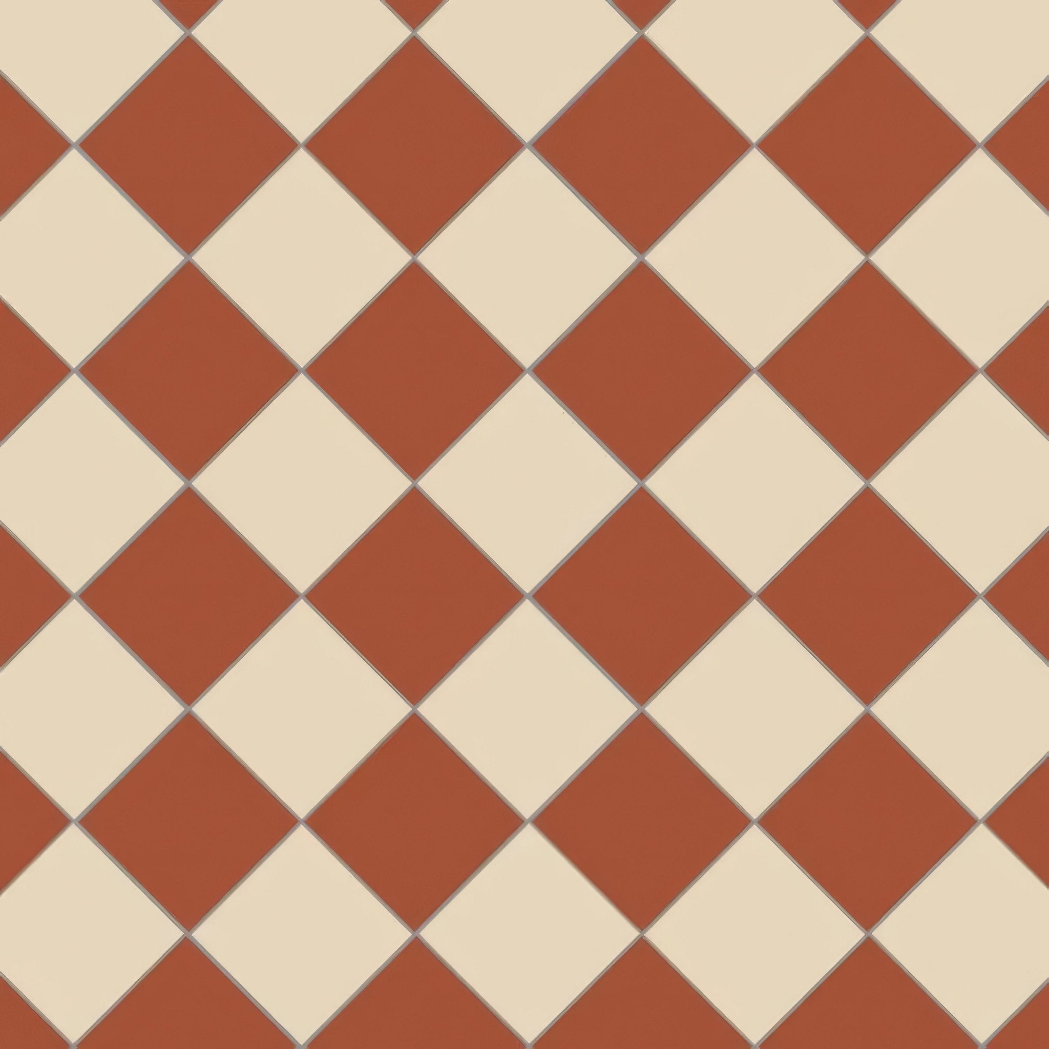 Oxford 151mm (6") Red & White - Hyperion Tiles