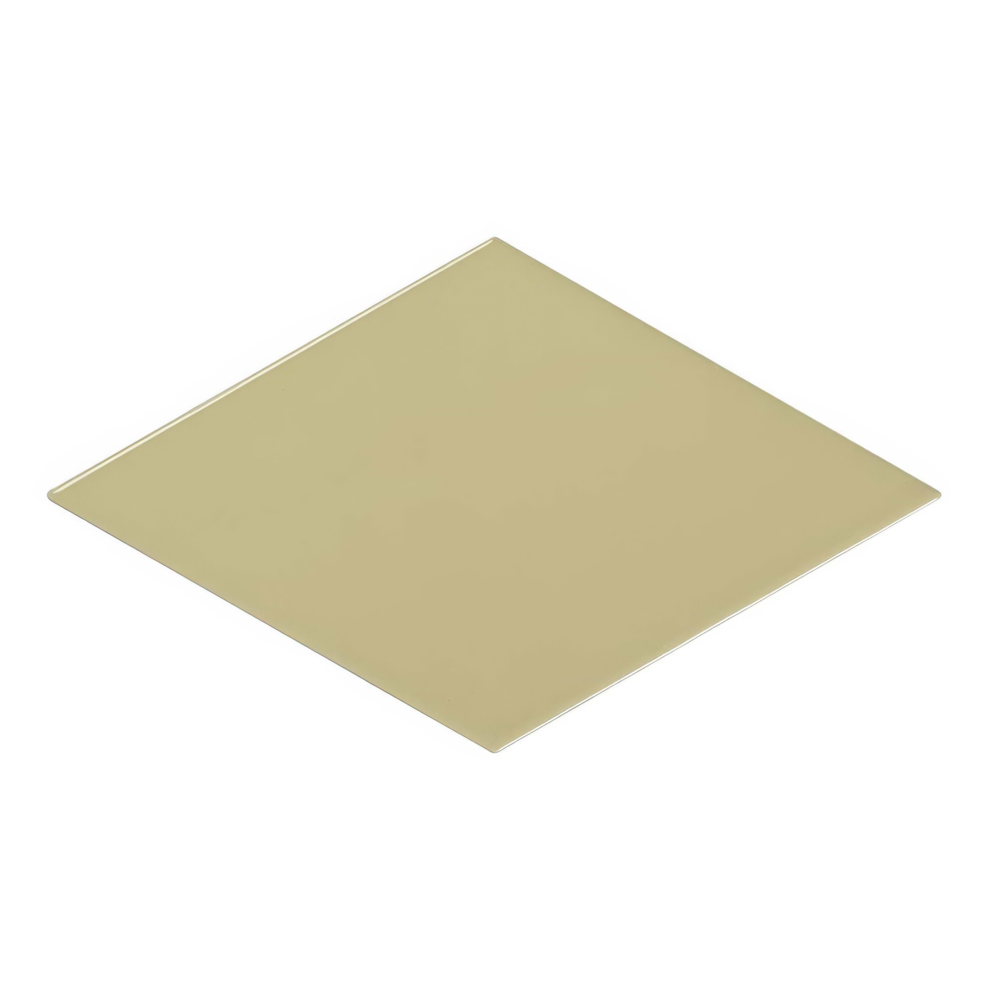 Rhomboid Yellow Ceramic Wall Tile