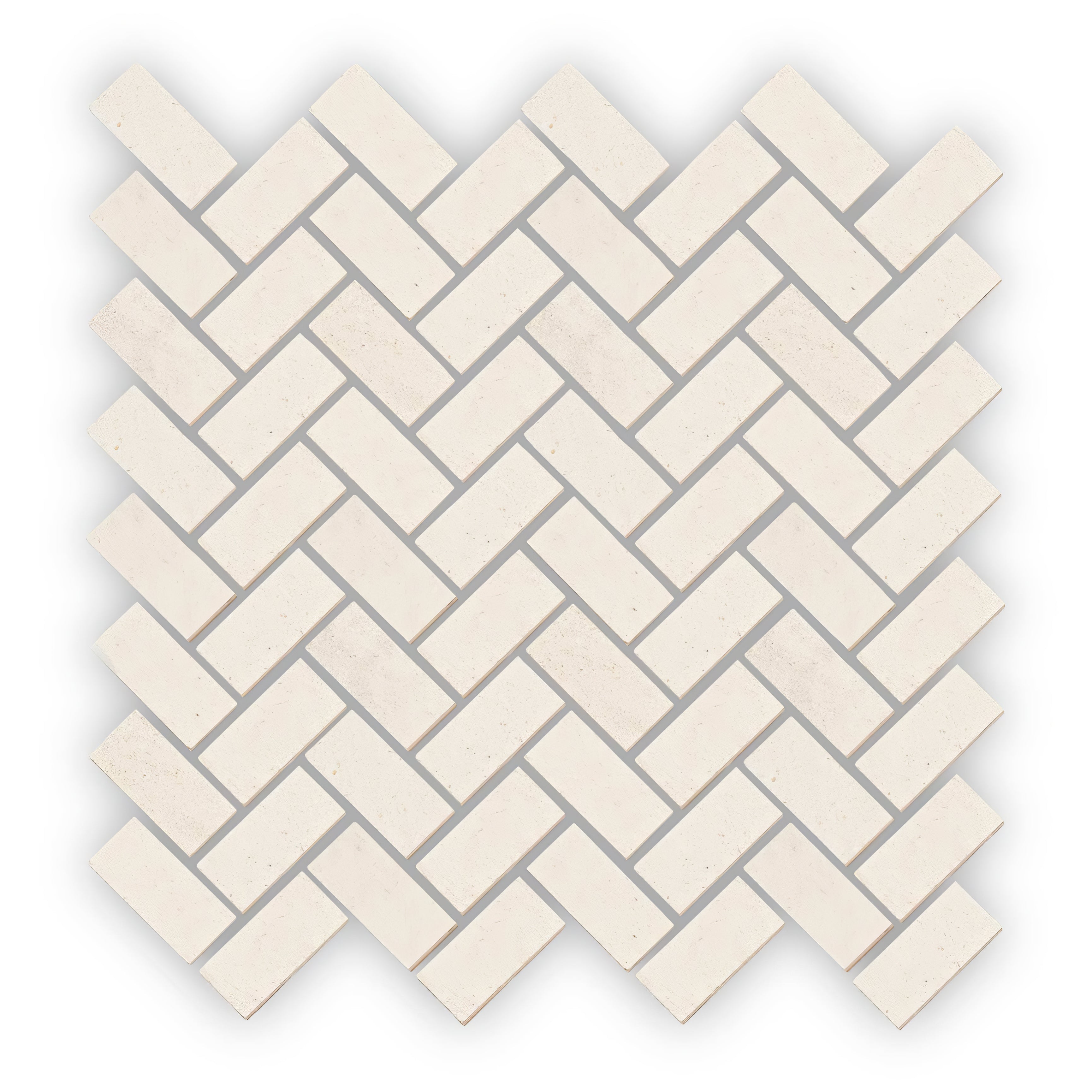 Palio Herringbone Mosaic - Hyperion Tiles - Fired Earth