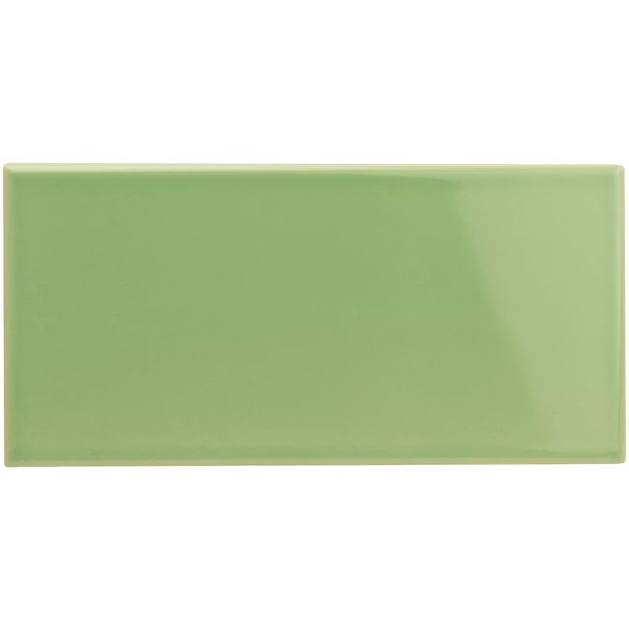 Palm Green Half Tile - Hyperion Tiles