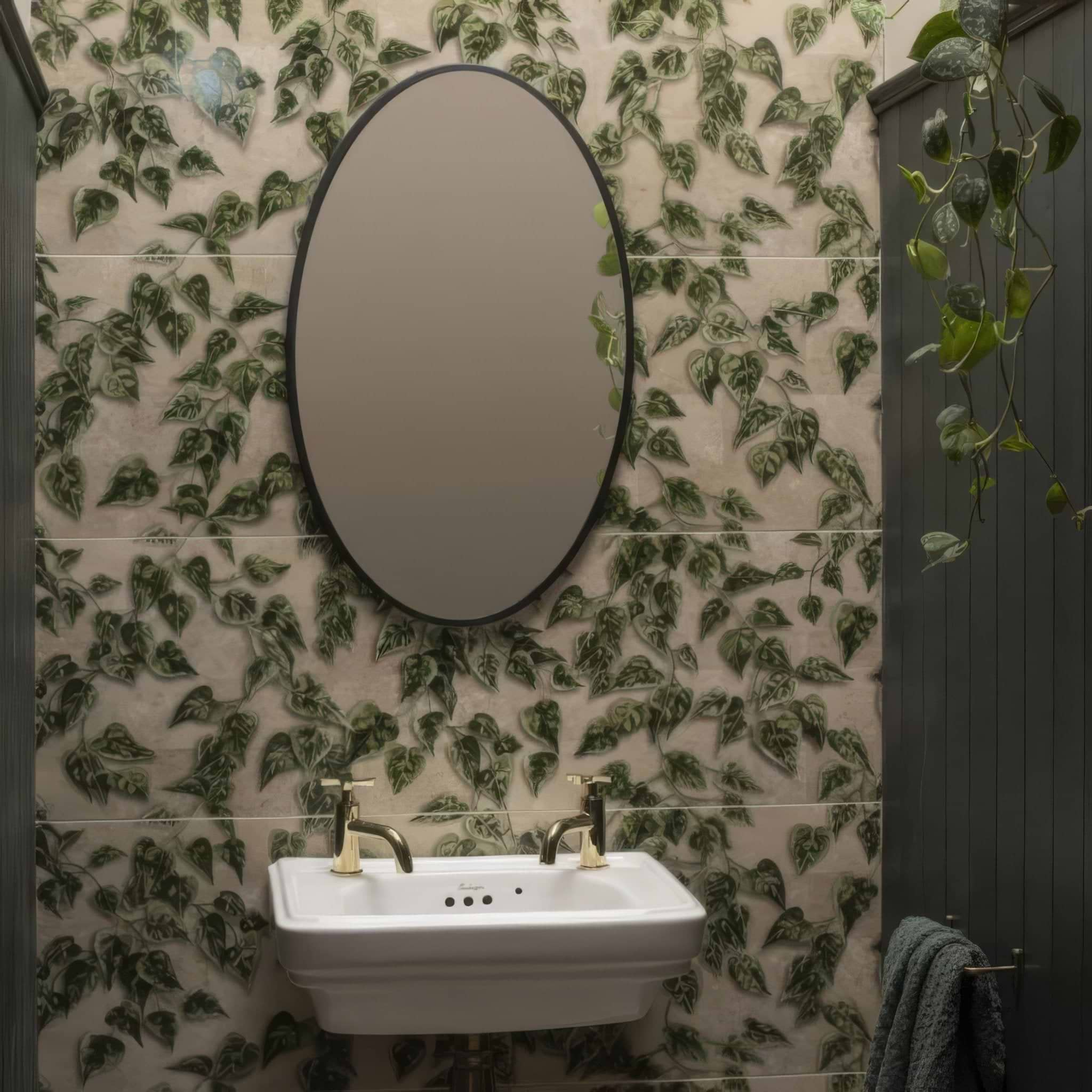 Palm House Ivy Single Tile - Hyperion Tiles