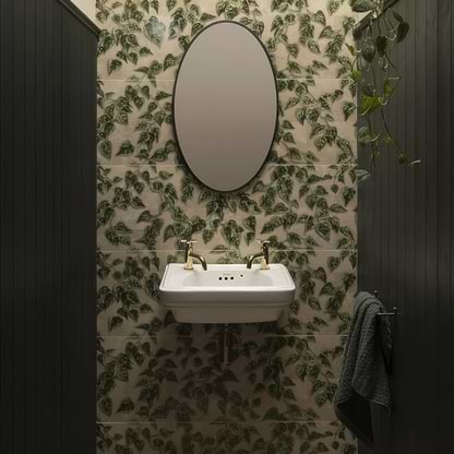 Palm House Ivy Single Tile - Hyperion Tiles