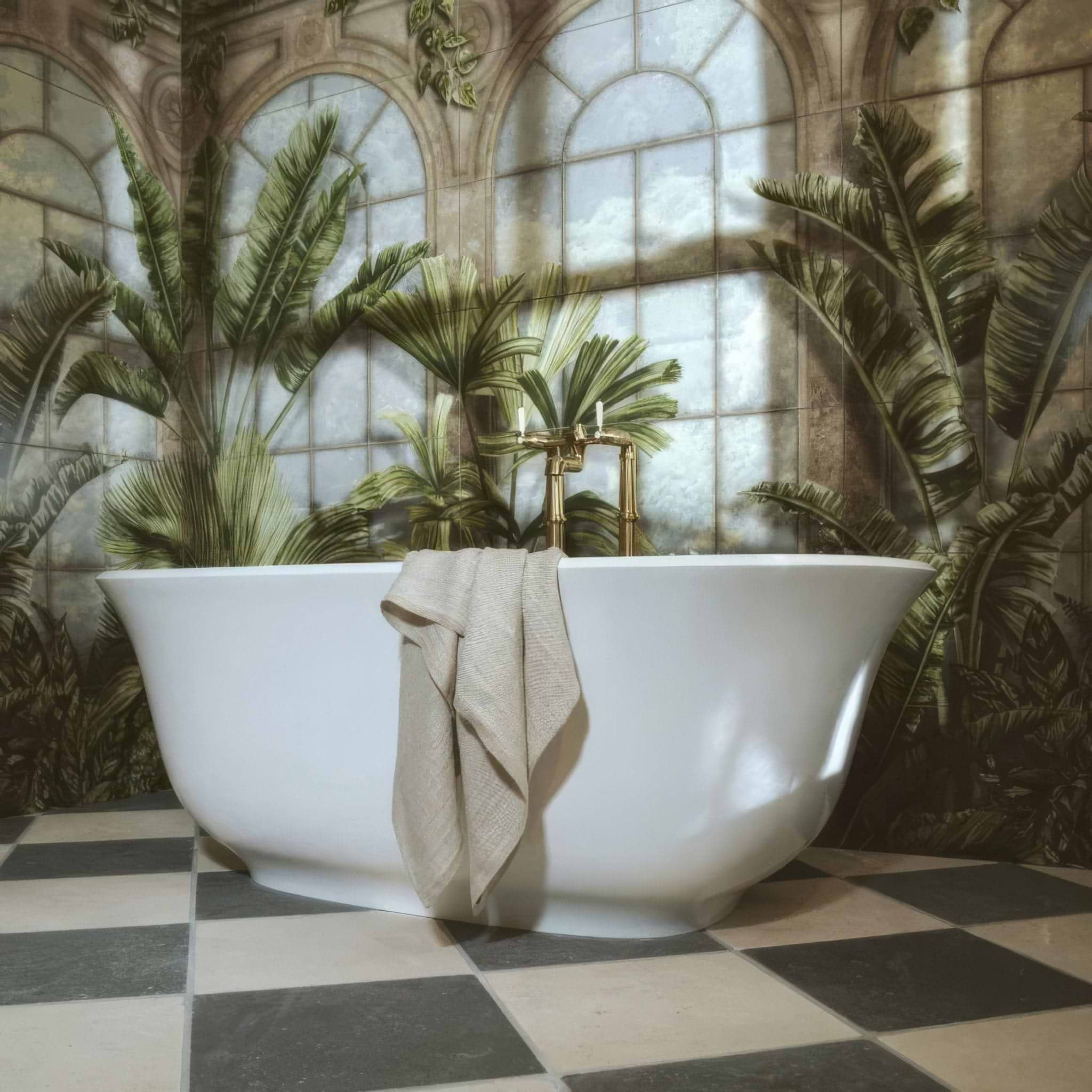 Palm House Mural - Hyperion Tiles