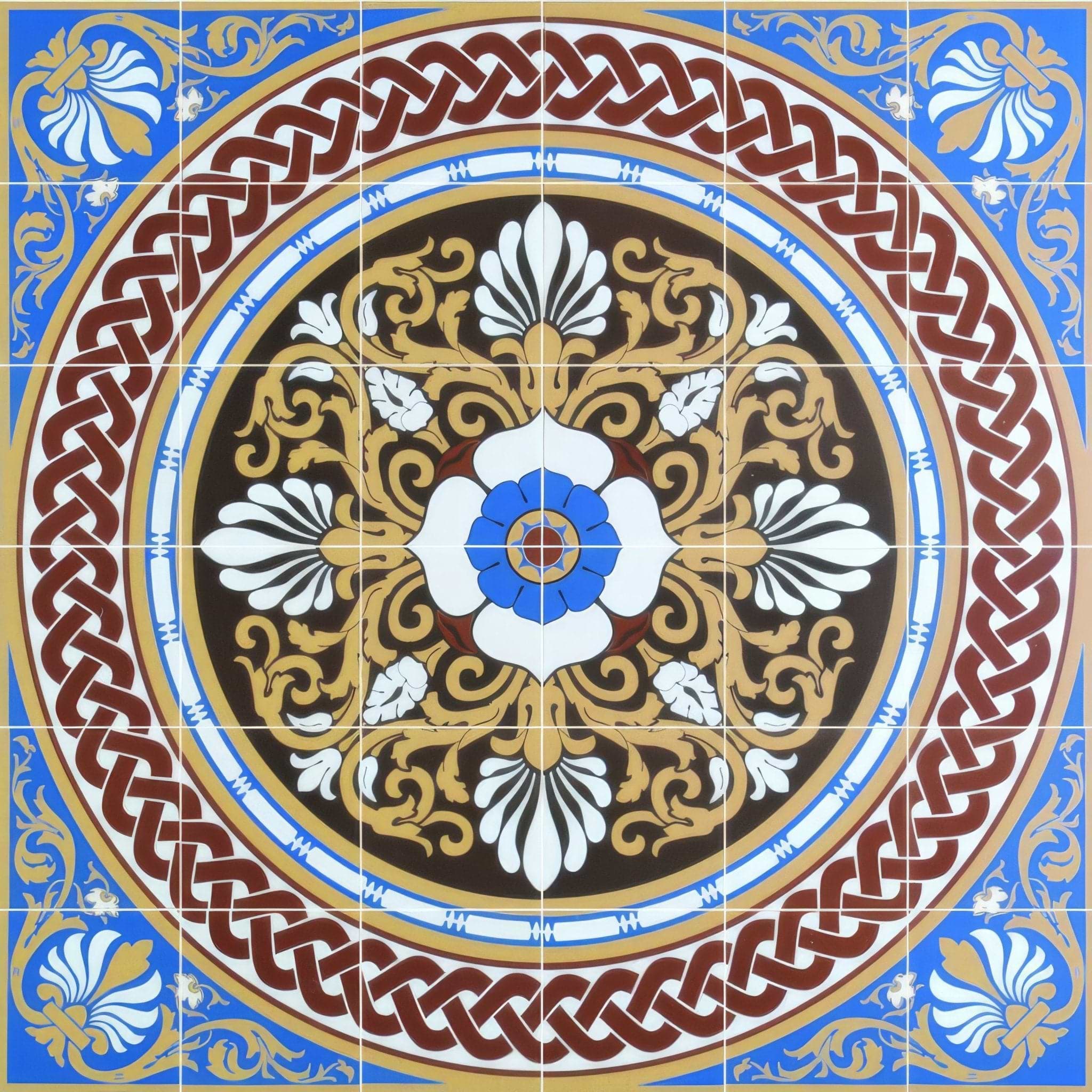 Palmerston 36 Tile Set Blue - Hyperion Tiles