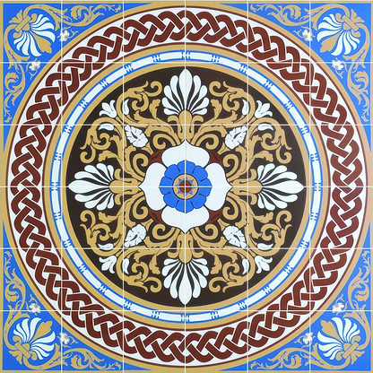 Palmerston 36 Tile Set Blue - Hyperion Tiles
