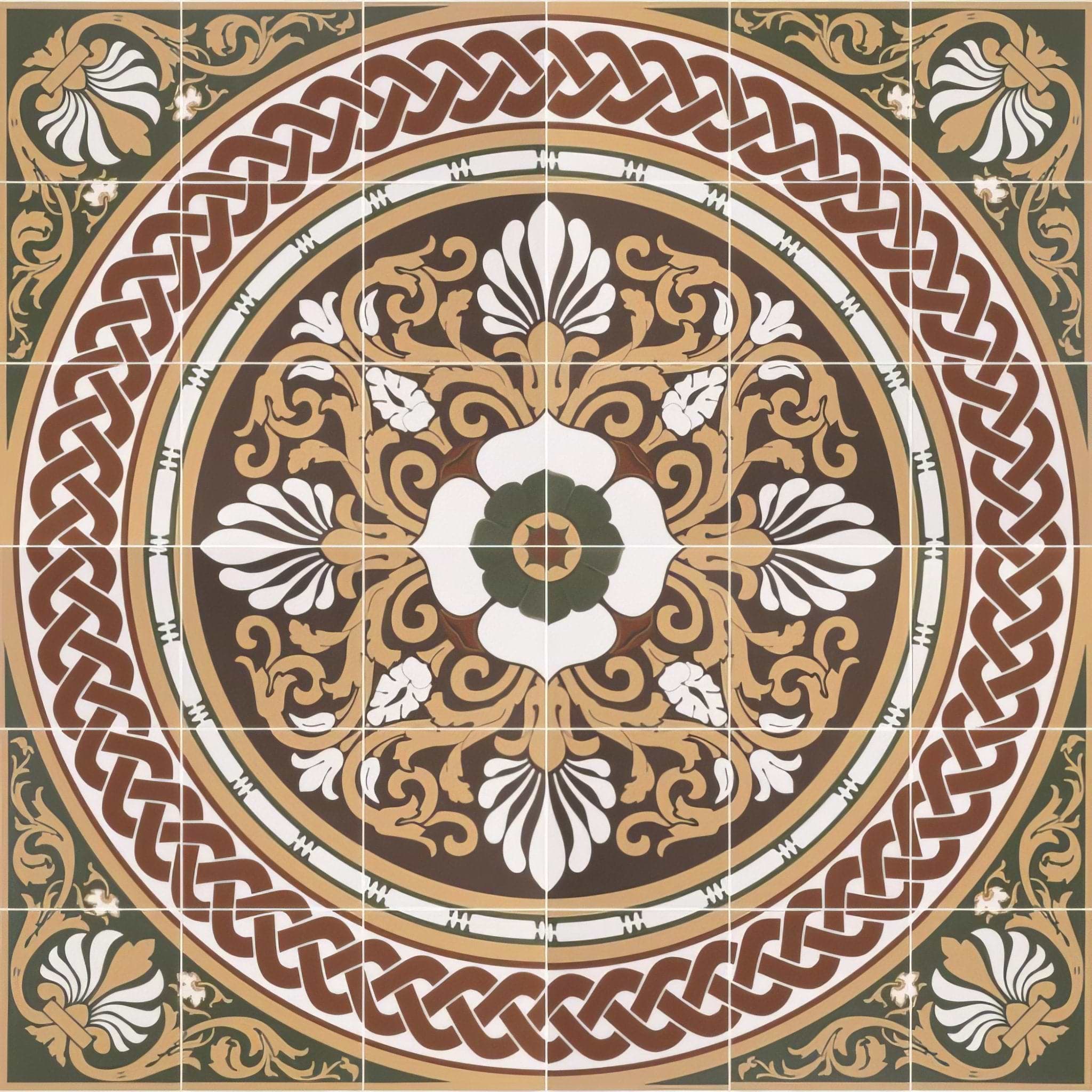 Palmerston 36 Tile Set Green - Hyperion Tiles