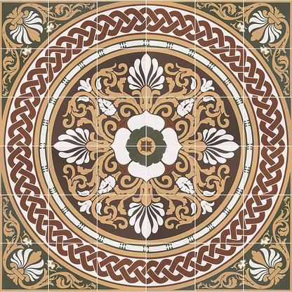 Palmerston 36 Tile Set Green - Hyperion Tiles