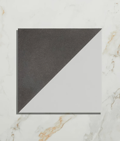 Parisian Café Porcelain Tri Black - Hyperion Tiles