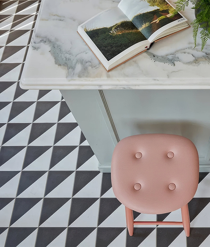 Parisian Café Porcelain Tri Black - Hyperion Tiles