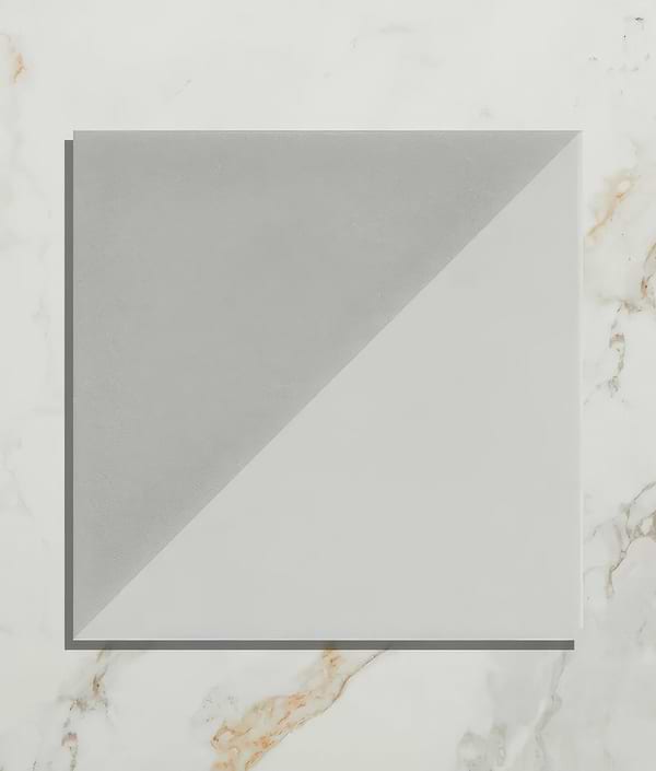 Parisian Café Porcelain Tri Dove Grey - Hyperion Tiles