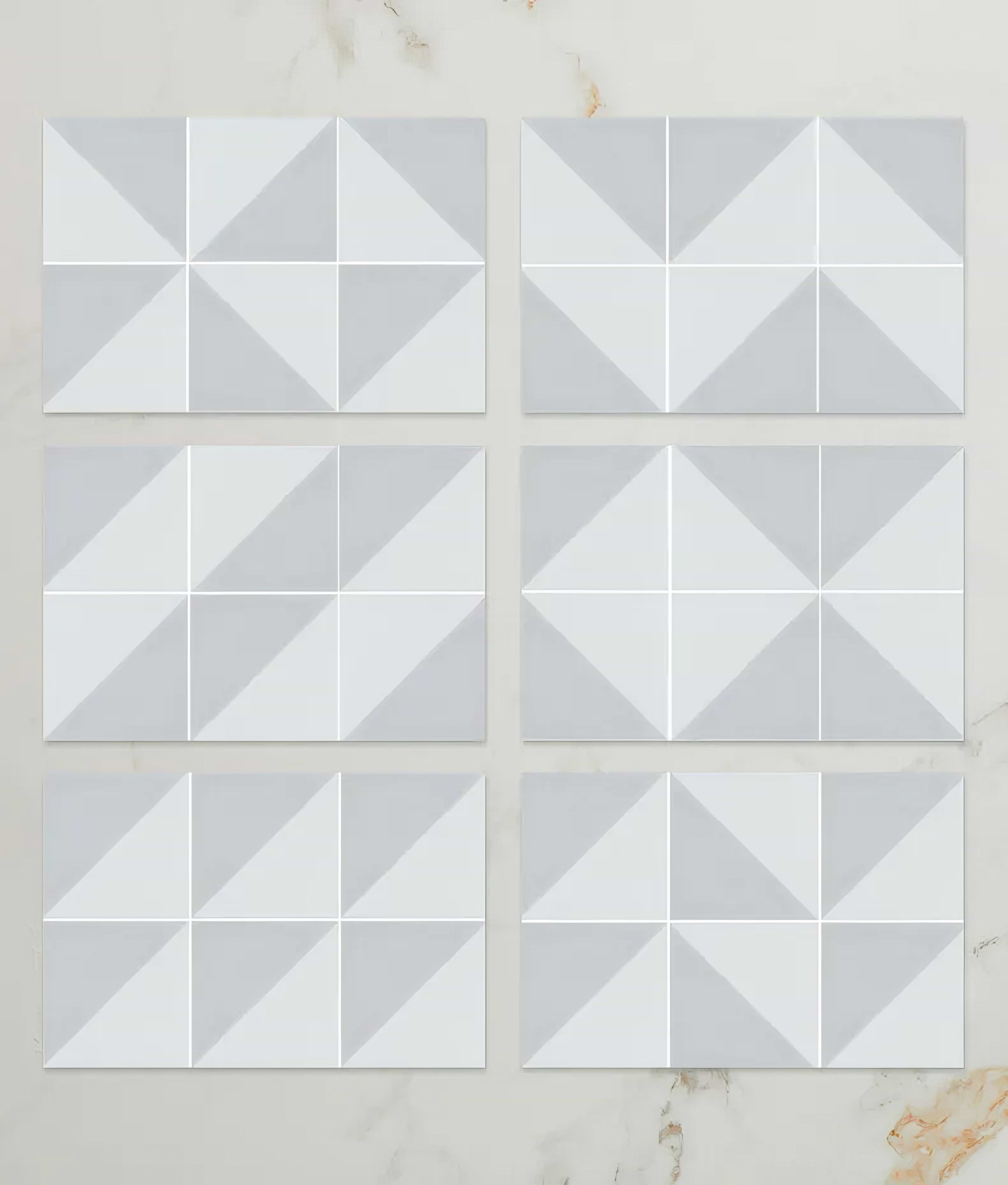 Parisian Café Porcelain Tri Dove Grey - Hyperion Tiles