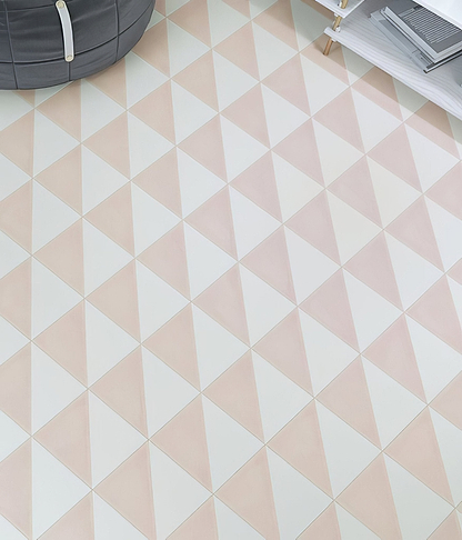 Parisian Café Porcelain Tri Rosa - Hyperion Tiles