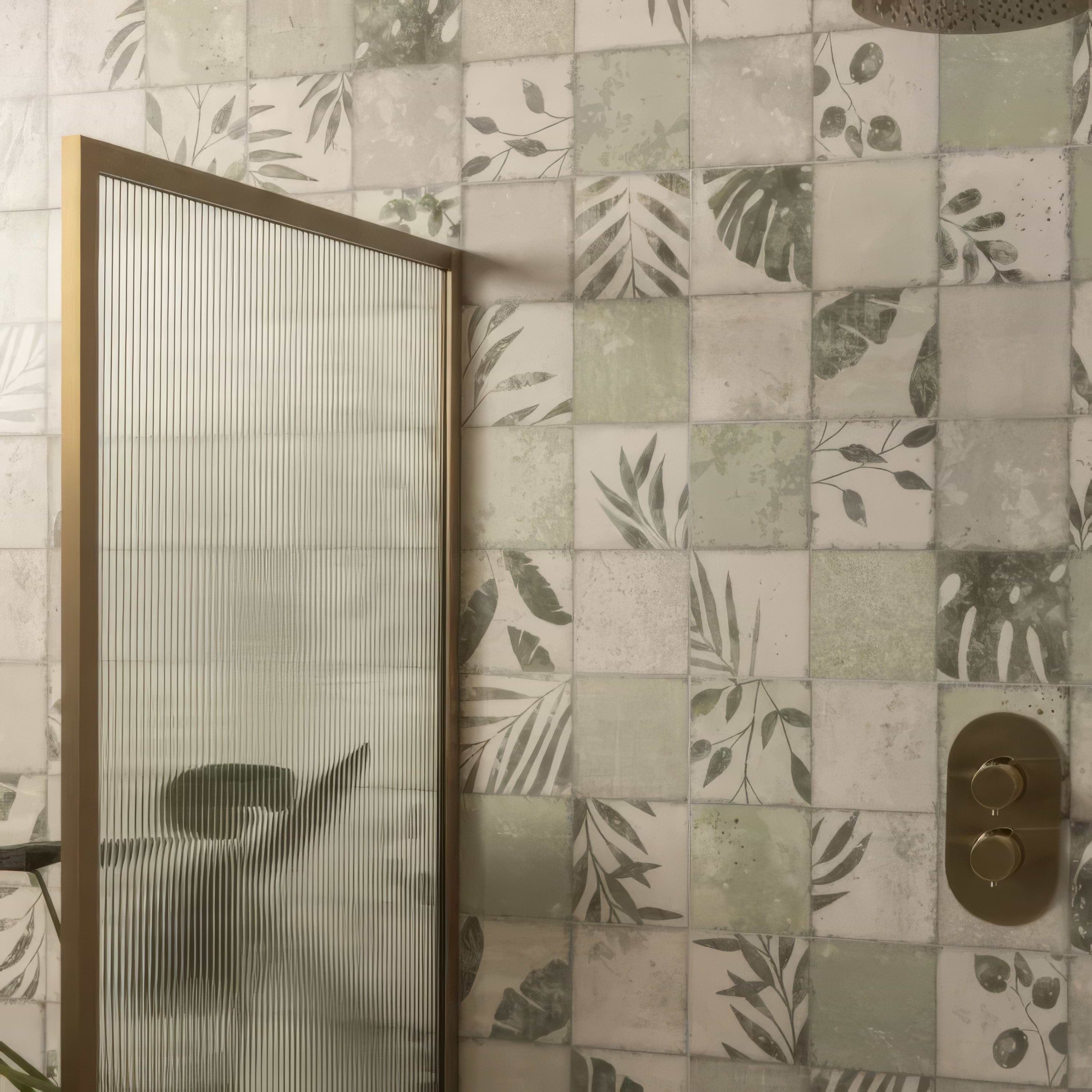Patchwork Botanical Ivy By Hyperion Tiles