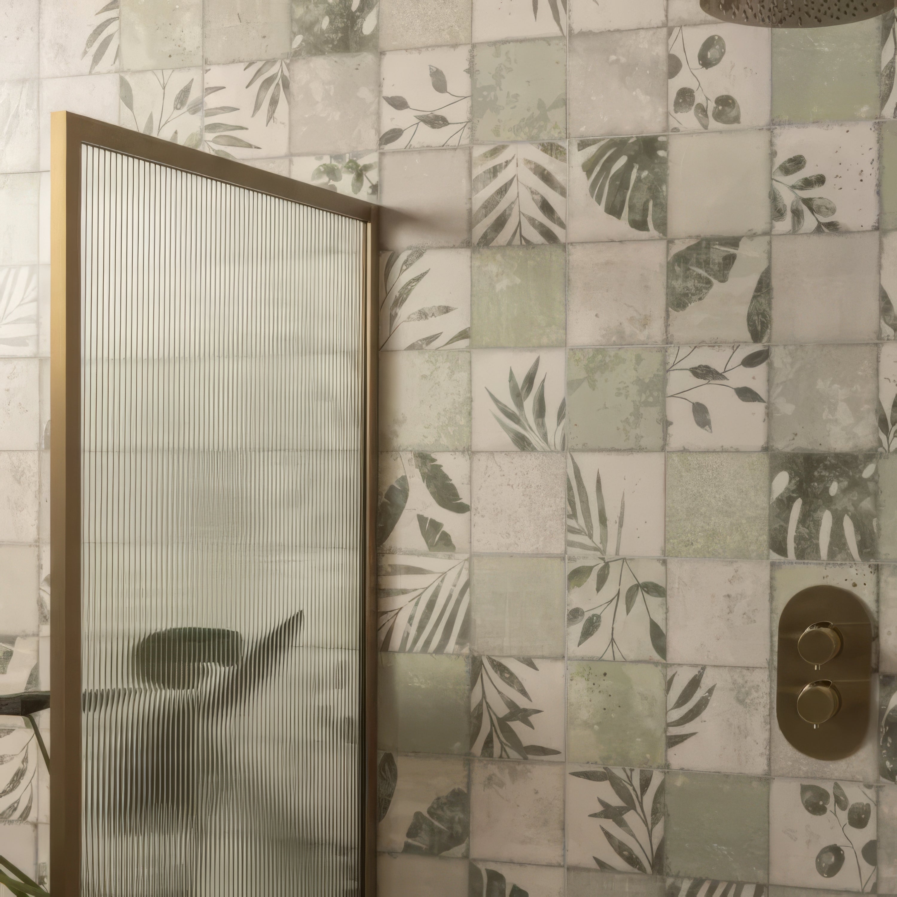 Patchwork Botanical Ivy By Hyperion Tiles