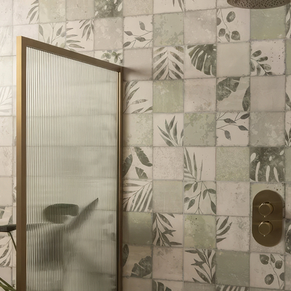Patchwork Botanical Ivy By Hyperion Tiles