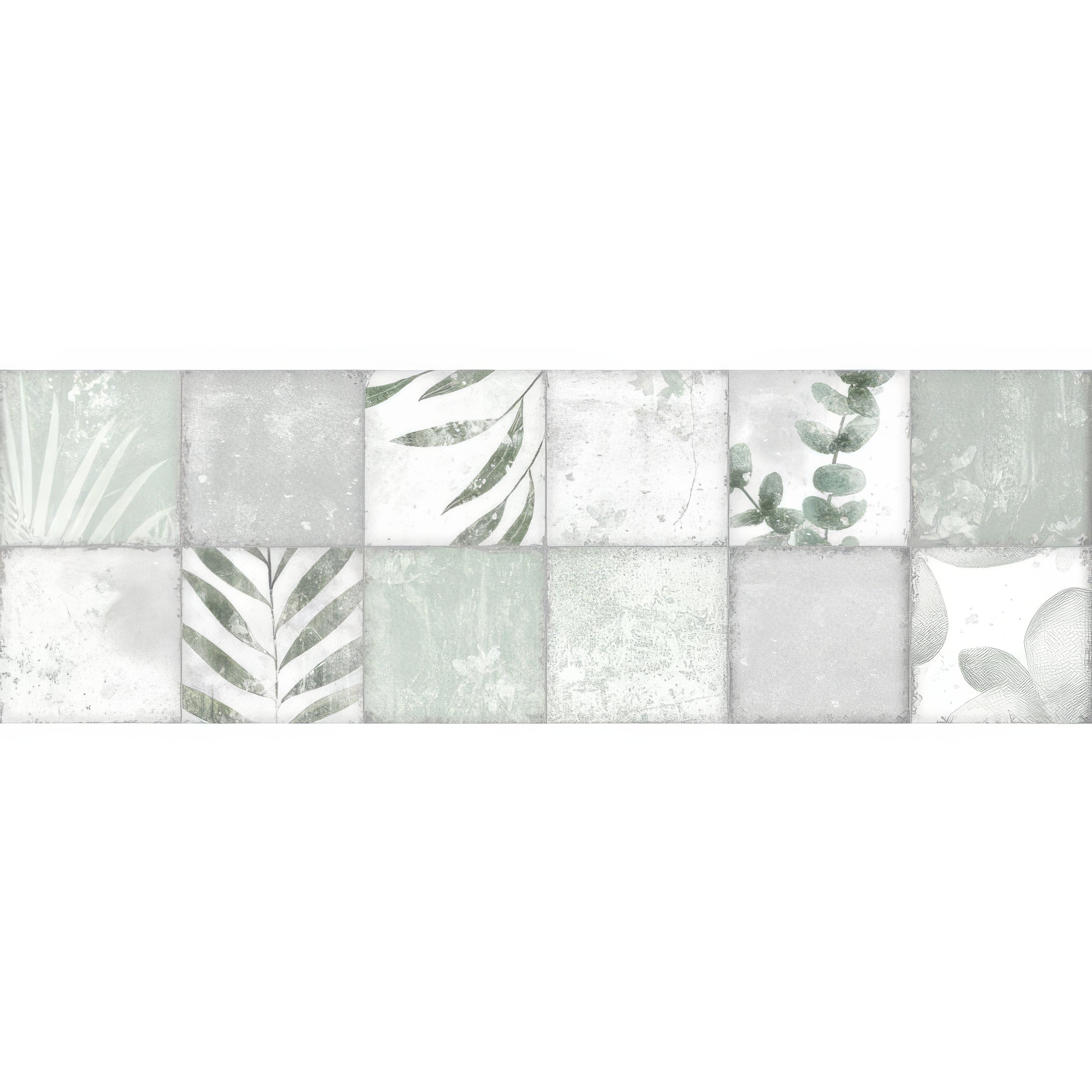 Patchwork Botanical Ivy - Hyperion Tiles