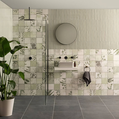 Patchwork Botanical Ivy - Hyperion Tiles