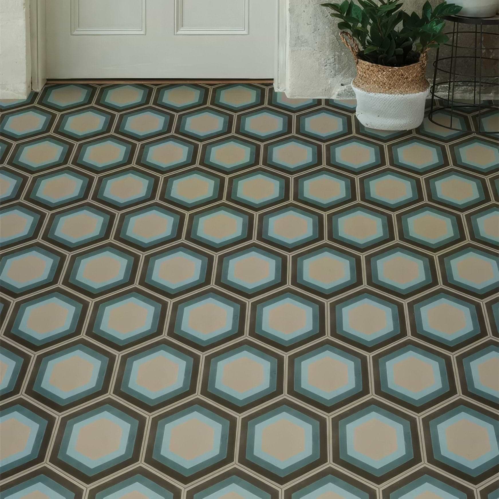 Patisserie Porcelain Blue - Hyperion Tiles