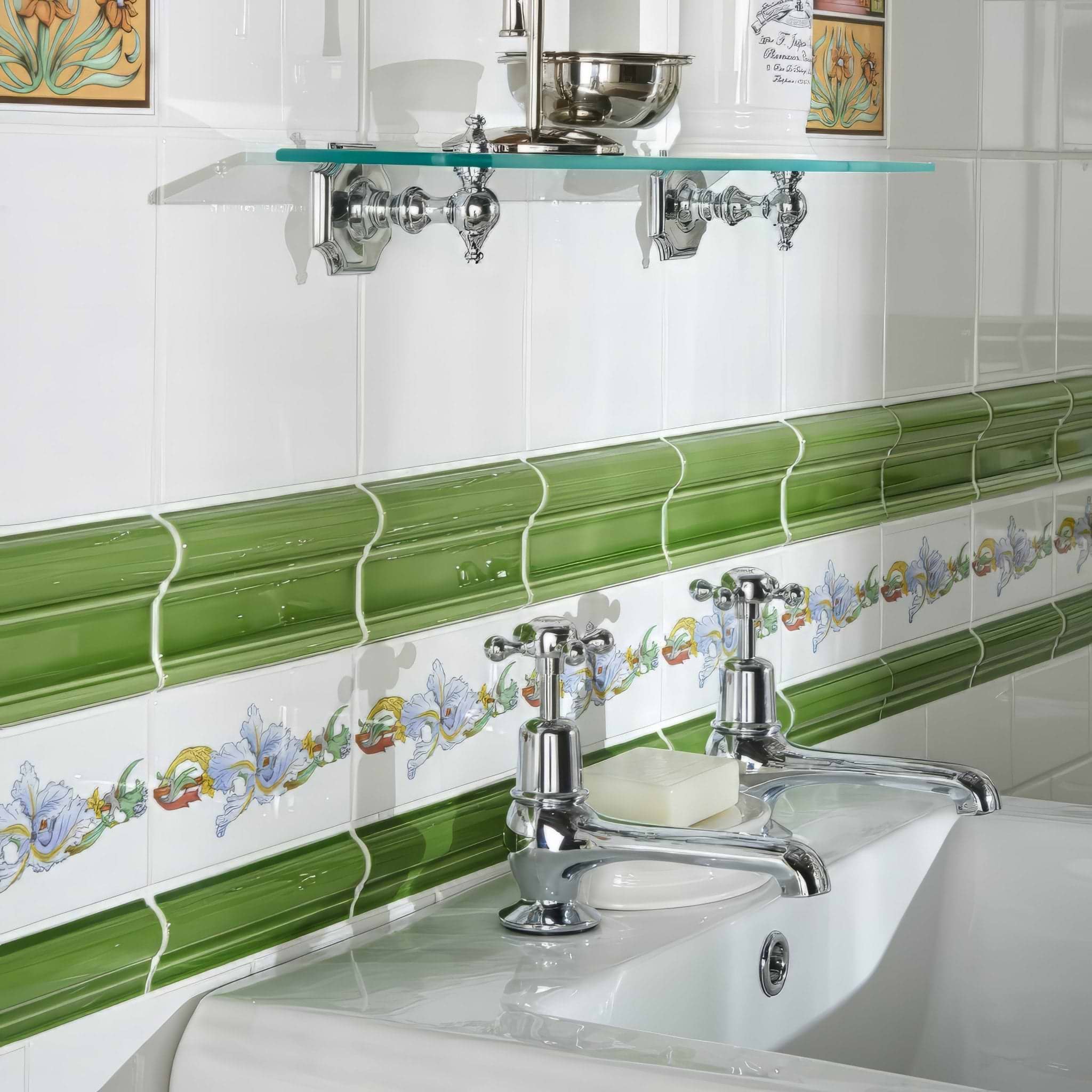 Pavilion Green Albert Moulding - Hyperion Tiles