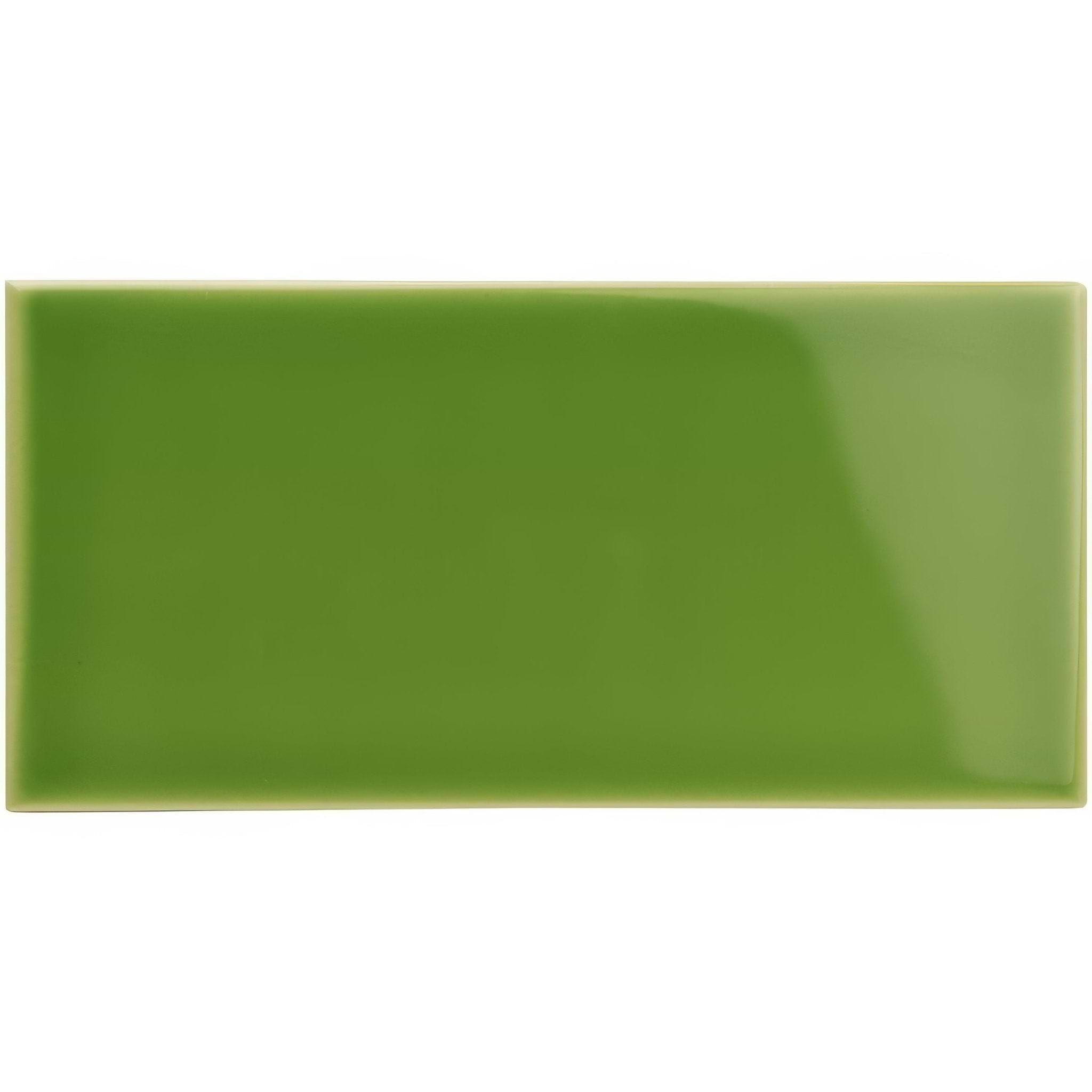 Pavilion Green Half Tile - Hyperion Tiles
