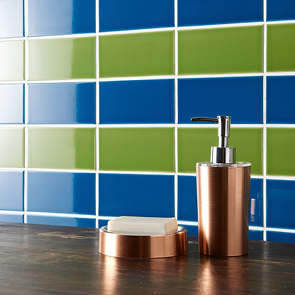 Pavilion Green Half Tile - Hyperion Tiles