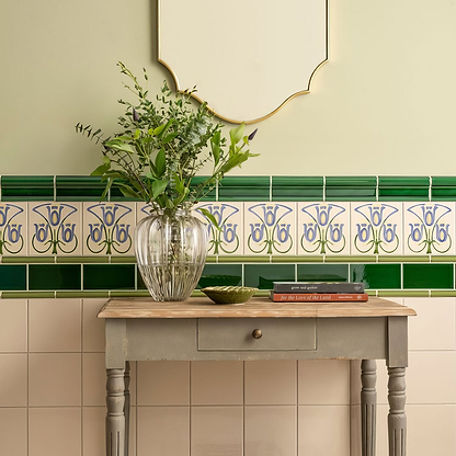 Pavilion Green Omega Moulding - Hyperion Tiles