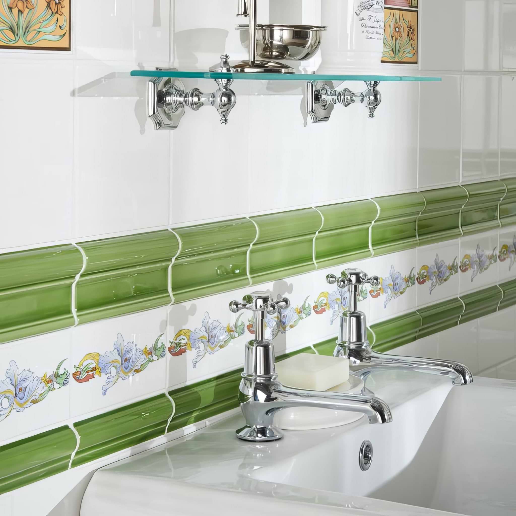 Pavilion Green Victoria Moulding - Hyperion Tiles