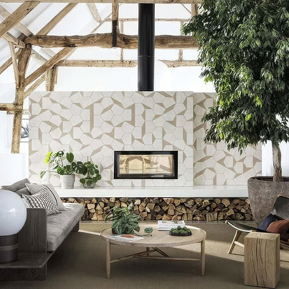 Pearl & Brighton Stone Hexagonal Split - Hyperion Tiles