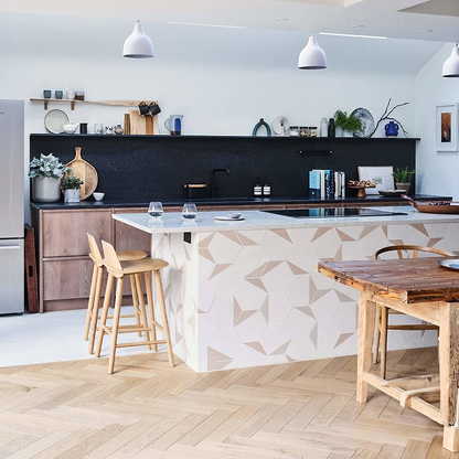 Pearl & Brighton Stone Hexagonal Split - Hyperion Tiles