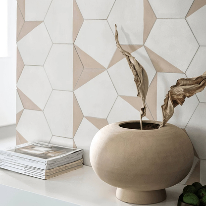 Pearl & Brighton Stone Hexagonal Split - Hyperion Tiles
