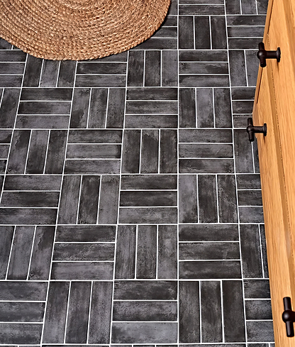 Petite Porcelain Matt Graphite  - Hyperion Tiles