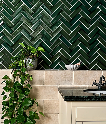 Petite Porcelain Gloss Green - Hyperion Tiles