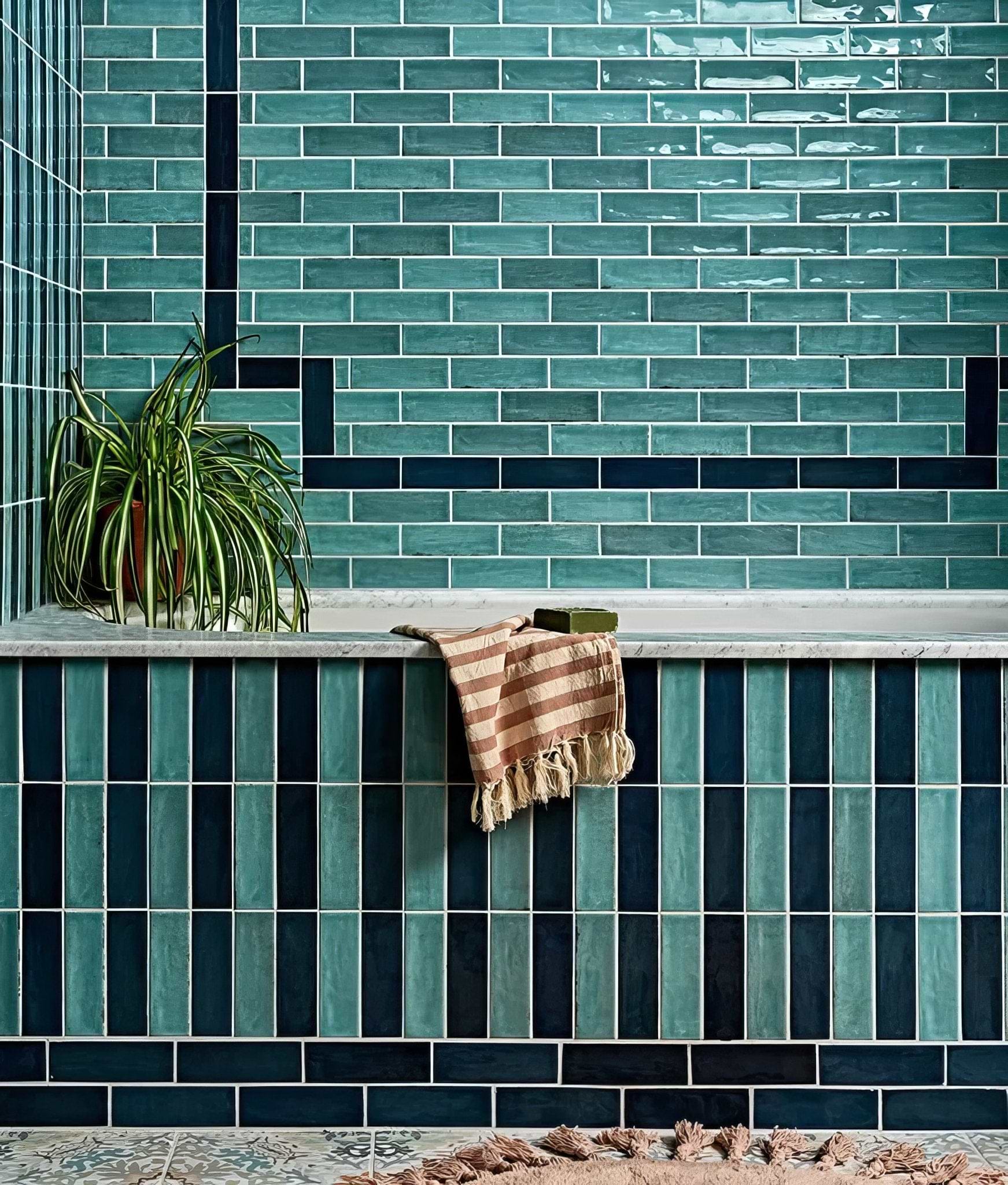 Petite Porcelain Gloss Sky - Hyperion Tiles