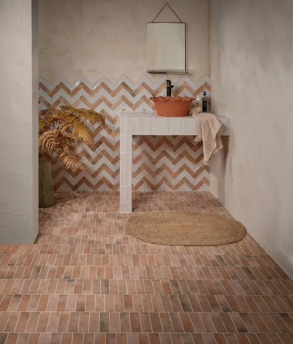 Petite Porcelain Matt Cotto Dark - Hyperion Tiles