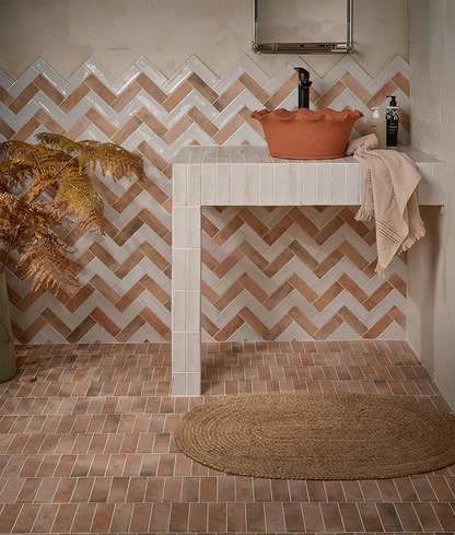 Petite Porcelain Matt Cotto Dark - Hyperion Tiles