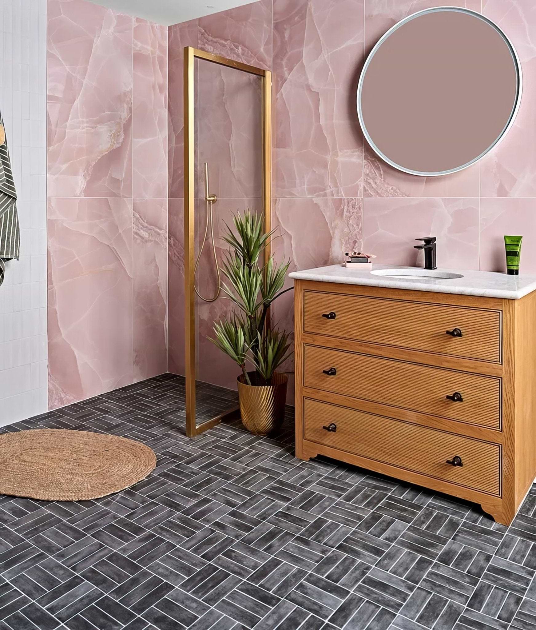 Petite Porcelain Matt Graphite - Hyperion Tiles