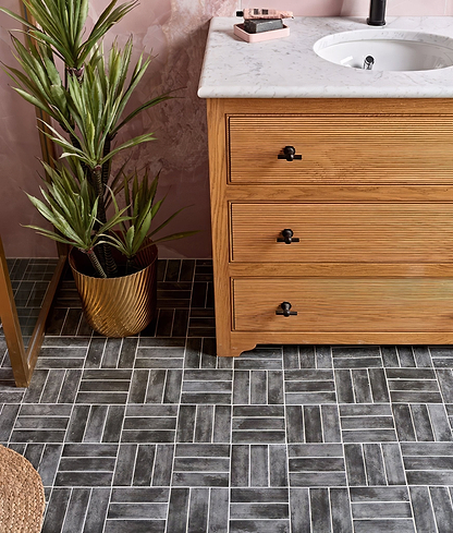 Petite Porcelain Matt Graphite - Hyperion Tiles