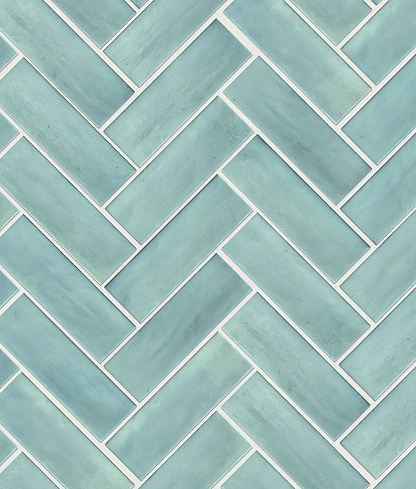 Petite Porcelain Matt Sky - Hyperion Tiles