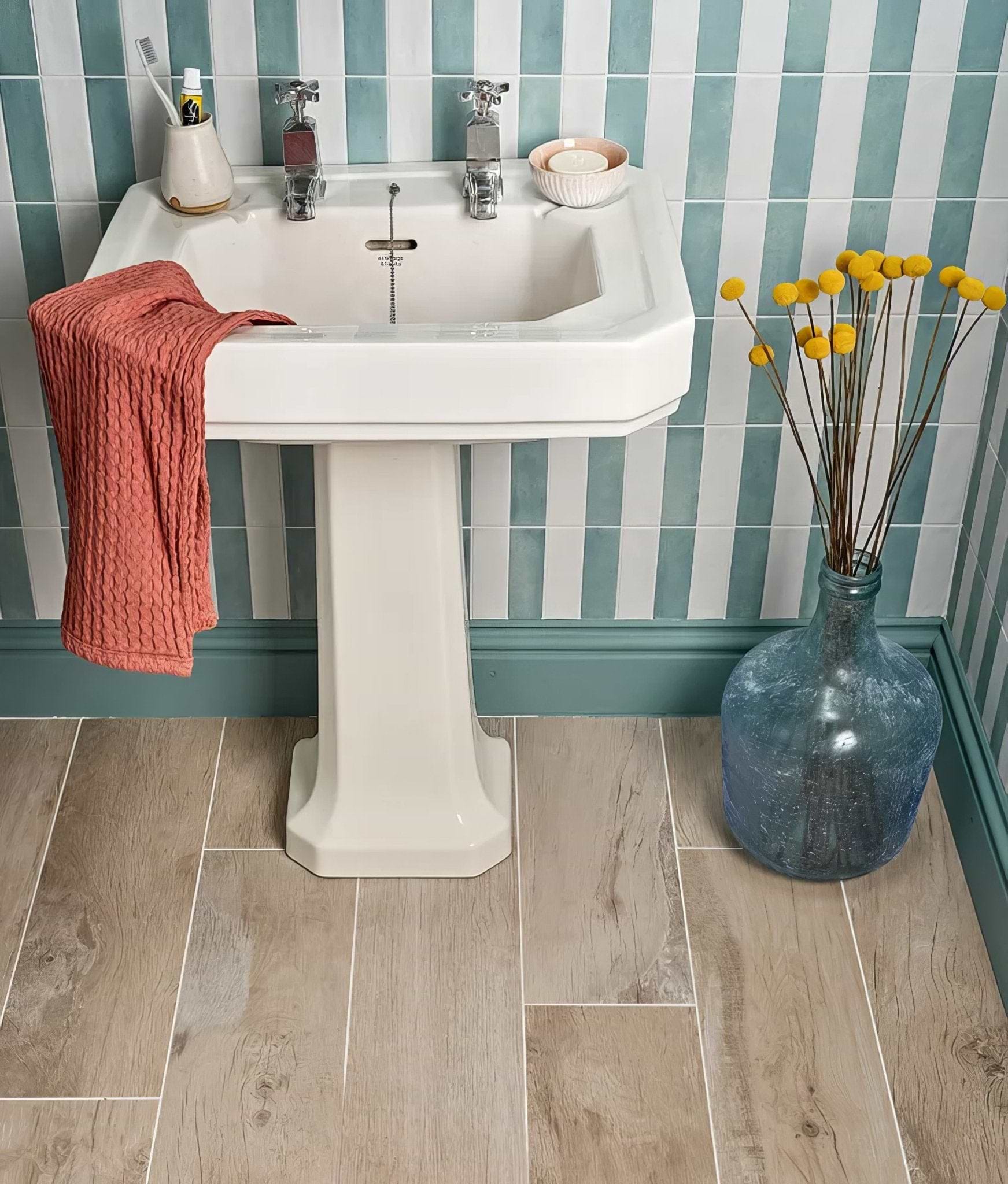 Petite Porcelain Matt Sky - Hyperion Tiles