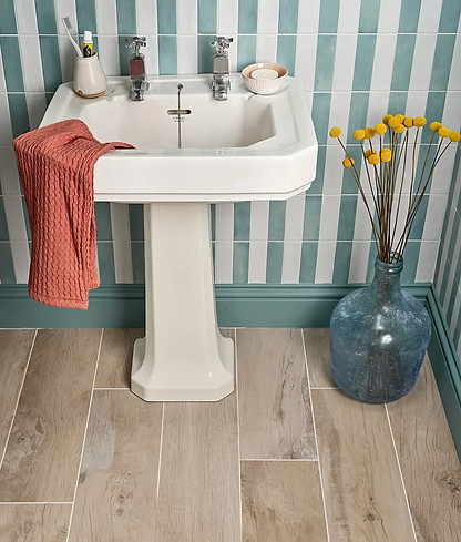 Petite Porcelain Matt Sky - Hyperion Tiles