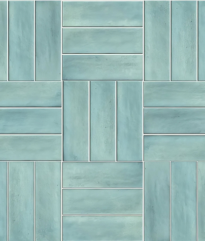 Petite Porcelain Matt Sky - Hyperion Tiles