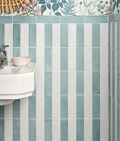 Petite Porcelain Matt Sky - Hyperion Tiles