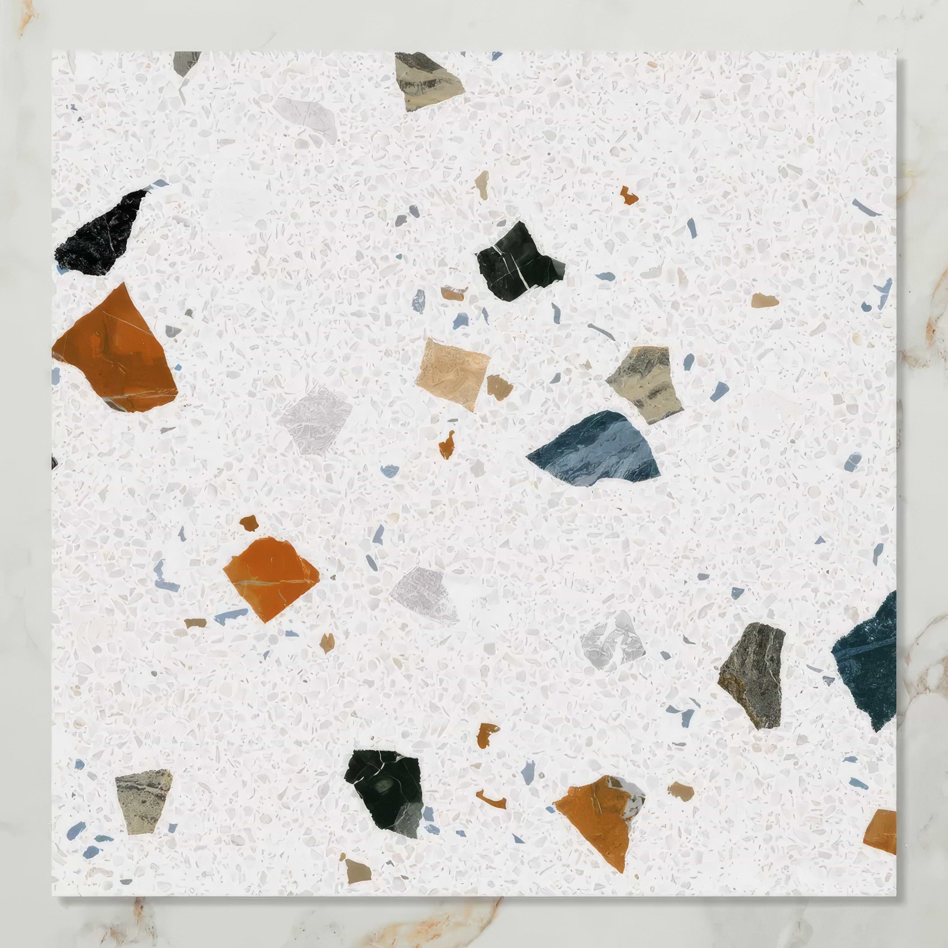 Piazza Porcelain Geo Pearl By Hyperion Tiles
