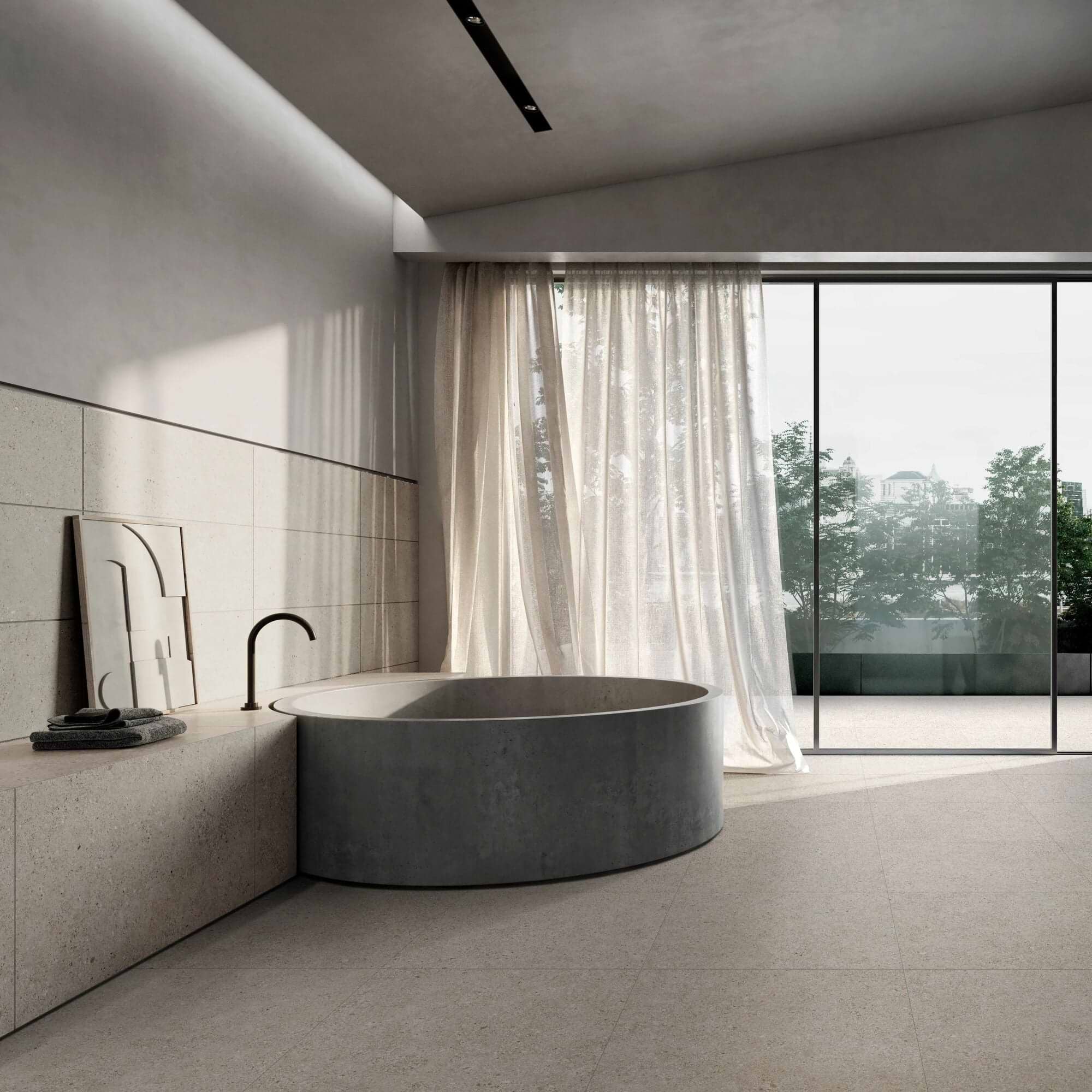 Piazza Silver 60 x 60cm - Hyperion Tiles