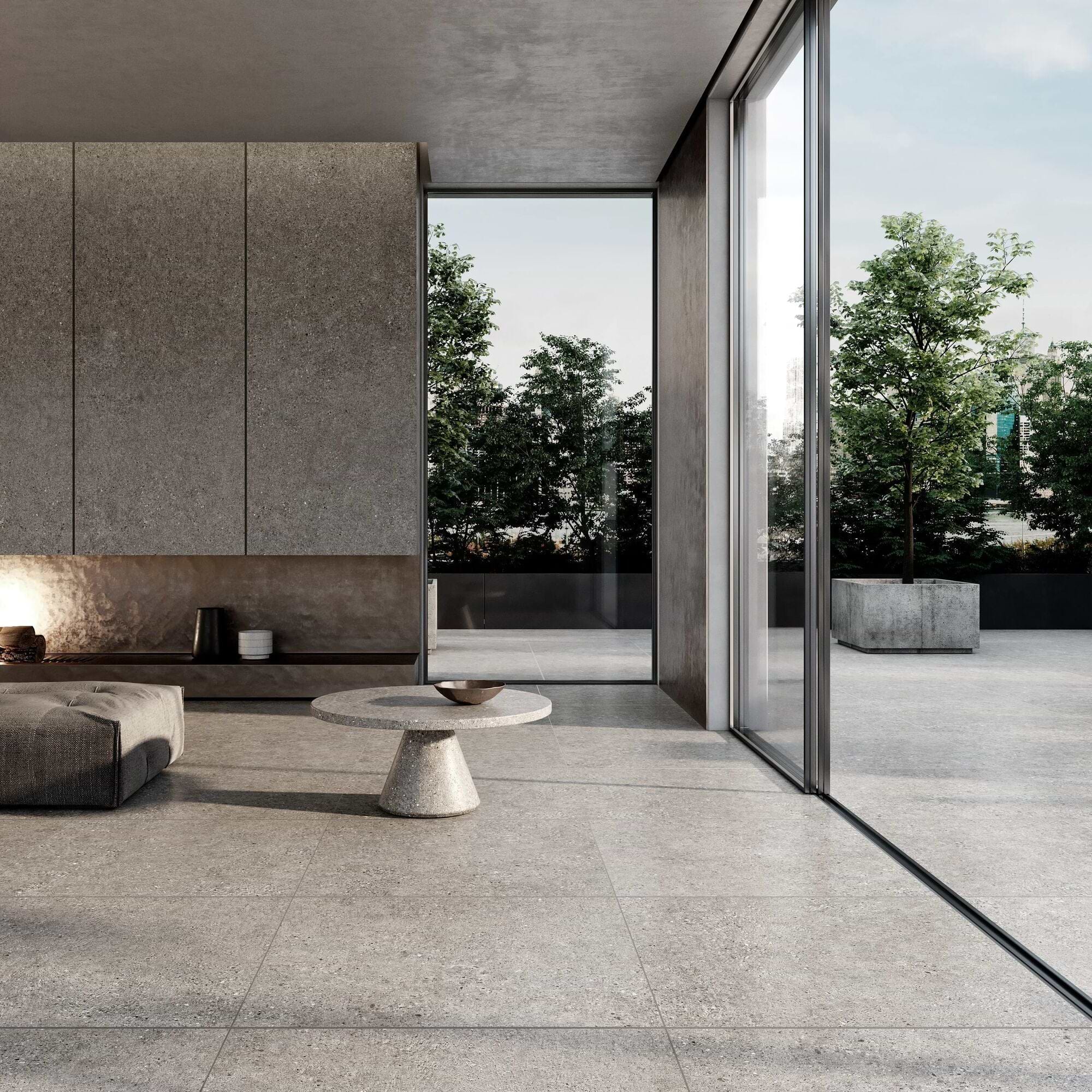 Piazza Silver 60 x 60cm - Hyperion Tiles
