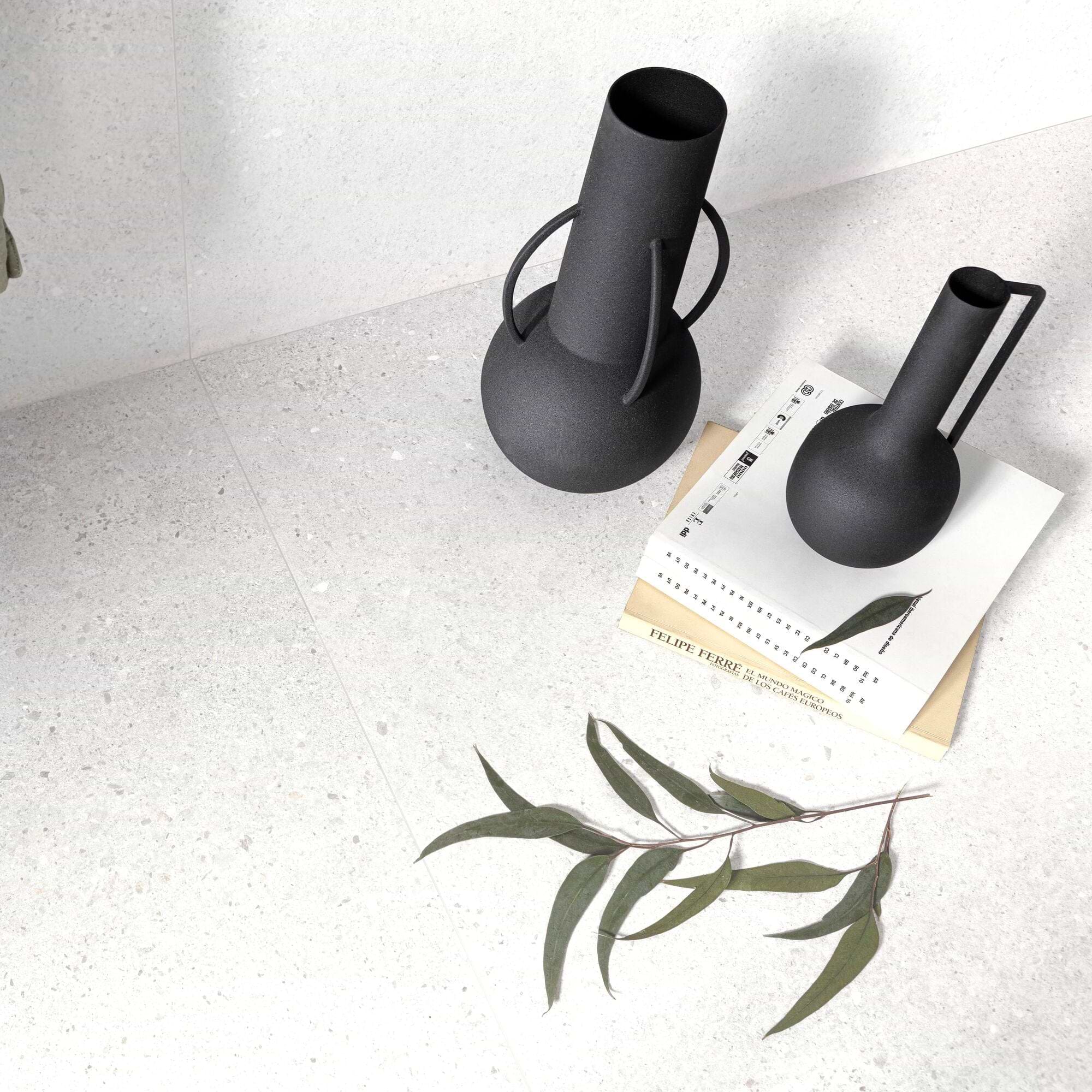 Piazza White 60 x 120cm - Hyperion Tiles