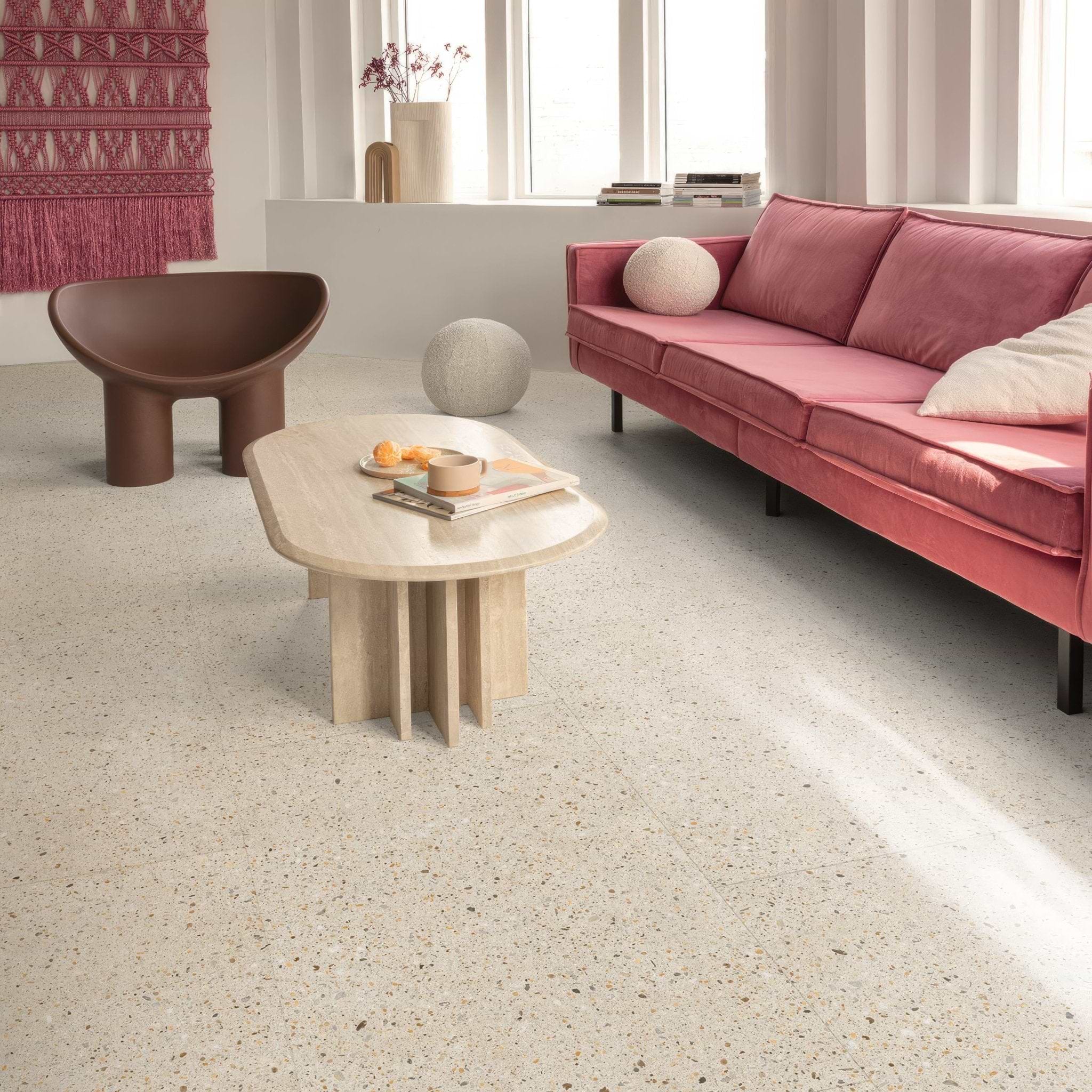 Piccolo F032 Terrazzo Big Vinyl Tiles - Hyperion Tiles
