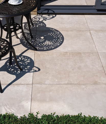 Pierre Porcelain Paving Beige - Hyperion Tiles - Ca'Pietra